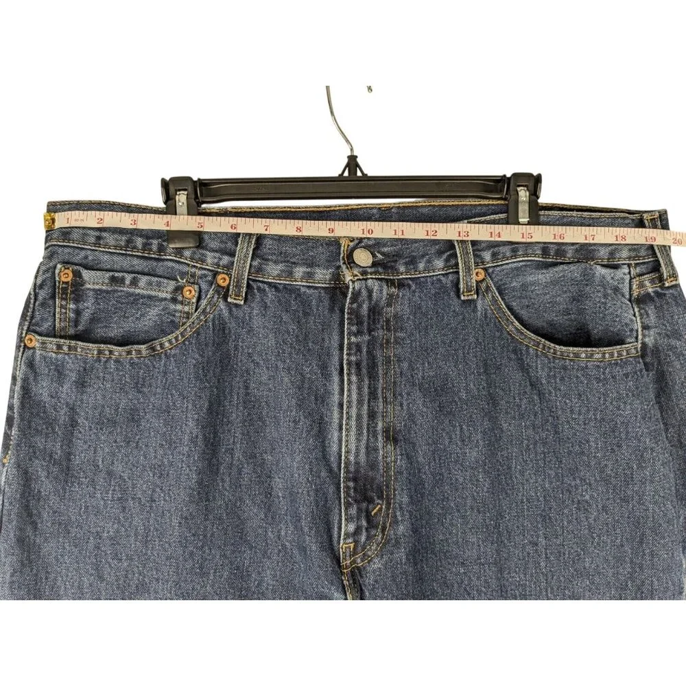 Levis 505 Regular Fit Jeans Mens‎ 40x30 Blue Straight Leg Medium Wash Denim